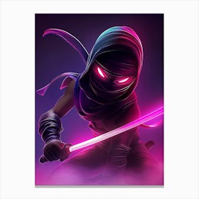 Ninja Warrior Canvas Print