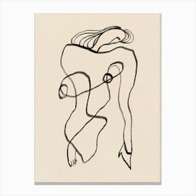 Woman's Body Canvas Print