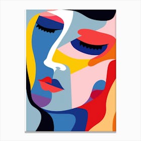 Face Of A Woman 4 Canvas Print