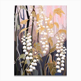Lily Of The Valley 1 Flower Painting Canvas Print