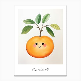 Friendly Kids Apricot 1 Poster Canvas Print