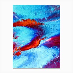 Acrylic Extruded Painting 3 Canvas Print