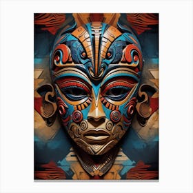 Mask Of The Gods 1 Canvas Print