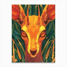 Deer Head 21 Canvas Print