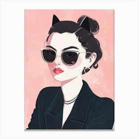 Cat Lady Canvas Print