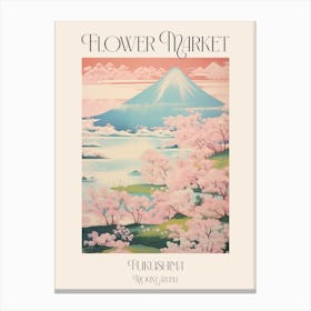 Flower Market Mount Azuma In Fukushima Japanese Landscape 1 Poster Canvas Print
