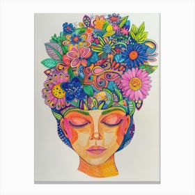 Flower Head 10 Canvas Print