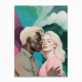 Cosmic Romance Canvas Print