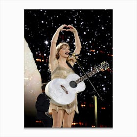 Taylor Swift Music Singer Canvas Print
