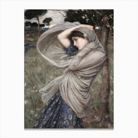 Woman In A Dress Canvas Print