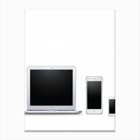 Ipad, Iphone And Laptop Canvas Print