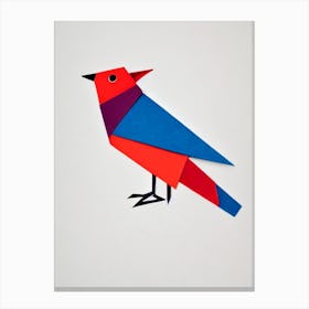 Mockingbird 2 Origami Bird Canvas Print