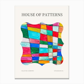 Geometric Pattern Poster 5 Canvas Print