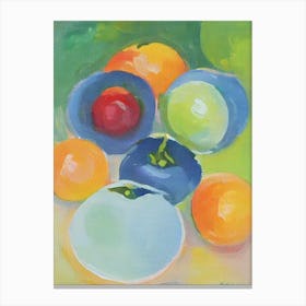 Kumquat Bowl Of fruit Canvas Print