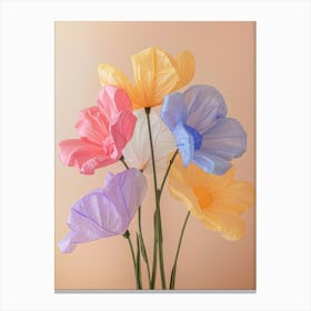 Dreamy Inflatable Flowers Lisianthus Canvas Print