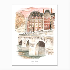 Pont Neuf Paris France Canvas Print