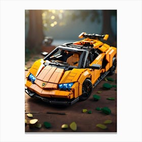 Lego Lamborghini 2 Canvas Print