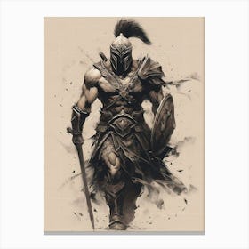 Spartan Warrior 3 Canvas Print