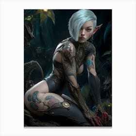 Elven Girl Canvas Print