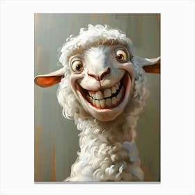 Funny Sheep 1 Canvas Print