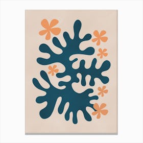 Coral Flower Canvas Print