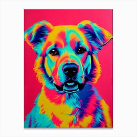 Kuvasz Andy Warhol Style dog Canvas Print