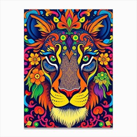 Psychedelic Lion 2 Toile