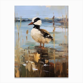 Bird Painting Bufflehead 2 Canvas Print