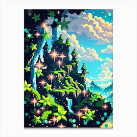 Pixel Art Canvas Print