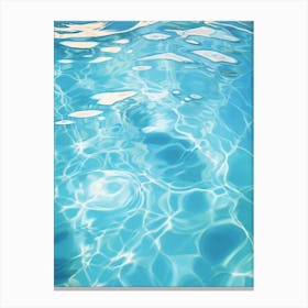 Water Ripples In The Pool Canvas Print