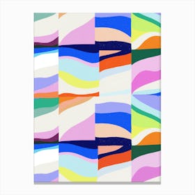 Groove Pattern Canvas Print