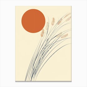 Stockholm Simplicity Minimalist Bauhaus Canvas Print