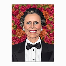 Frances Mcdormand Illustration Movies Canvas Print