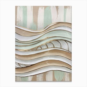 Wave Plate Canvas Print