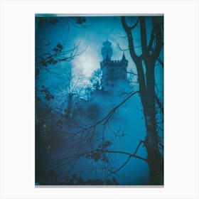 Castle In The Fog Canvas Print