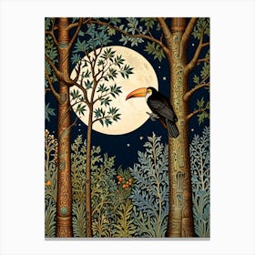 William Morris Toucan In The Forest Canvas Print