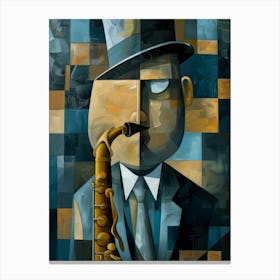 Jazz Musician Canvas Print