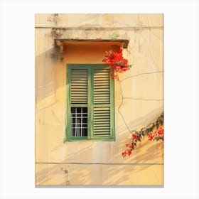 Window Of A House In Vietnam Canvas Print