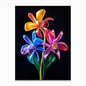 Bright Inflatable Flowers Orchid 1 Canvas Print