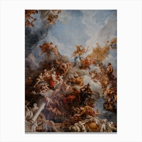 Palace Of Versailles Jigsaw Puzzle Art Canvas Print