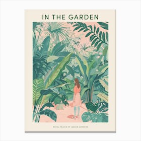In The Garden Poster Royal Palace Of Laeken Gardens Belgium 1 Canvas Print
