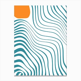 Wave Pattern Canvas Print