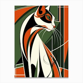 Cat Art Canvas Print