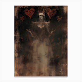 Skeleton Queen Canvas Print