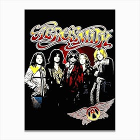 Aerosmith band music 1 Canvas Print