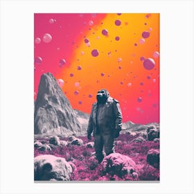 Space Alien Canvas Print