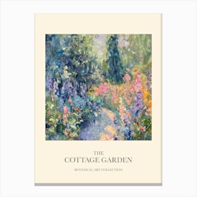 Cottage Garden Poster Wild Bloom 8 Canvas Print
