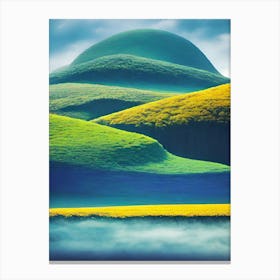 Green Hills Canvas Print