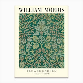 William Morris Flower Garden Canvas Print