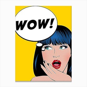 Wow Pop Art Canvas Print